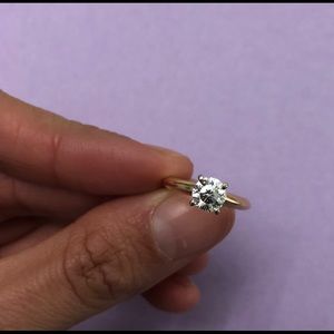 Rose Gold Diamond Engagement Ring